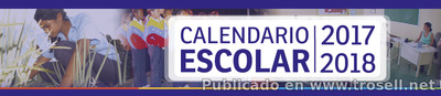 CALENDARIO ESCOLAR 2017-2018