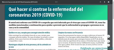 Qué hacer si se contrae la enfermedad del coronavirus 2019 (COVID-19)