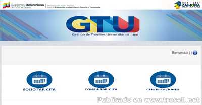 Cita GTU Venezuela 2022 ✅