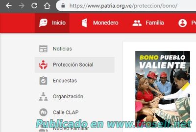 BONO PUEBLO VALIENTE DISPONIBLE EN PATRIA.ORG.VE