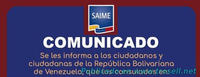 SAIME iniciará entrega de pasaporte en las siguientes Embajadas y Consulados