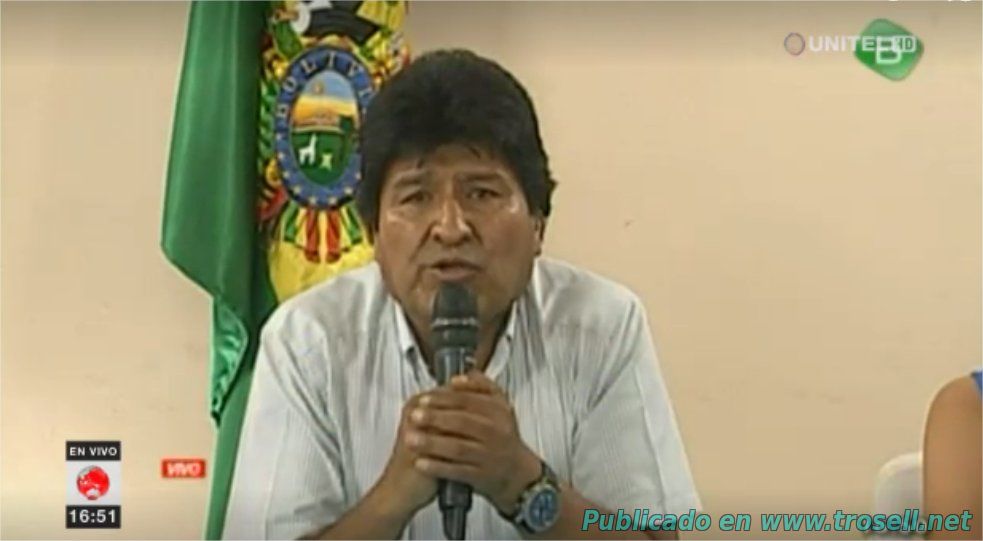 Evo Morales renunció a presidencia de Bolivia