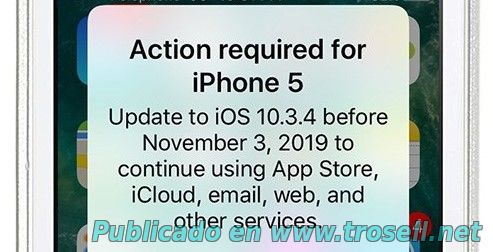 Los iPhone 5 dejarán de funcionar