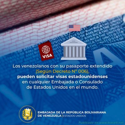 Estados Unidos aceptará pasaportes Vencidos