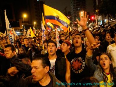 Ecuador: Extranjeros no tienen derecho a protestar