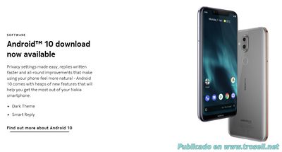 Nokia 8.1 es el primer movil en recibir Android 10