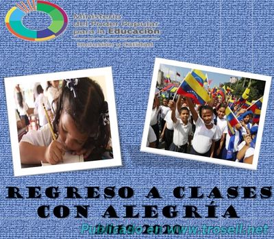 INSTRUCTIVO MINISTERIAL ACTIVIDADES REGRESO A CLASES