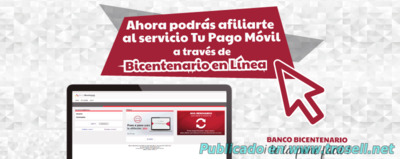 ¿COMO DESBLOQUEAR O ACTIVAR PAGO MÓVIL DEL BANCO BICENTENARIO?