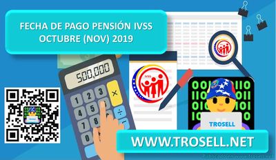 IVSS CONFIRMA FECHA PENSION OCTUBRE 2019