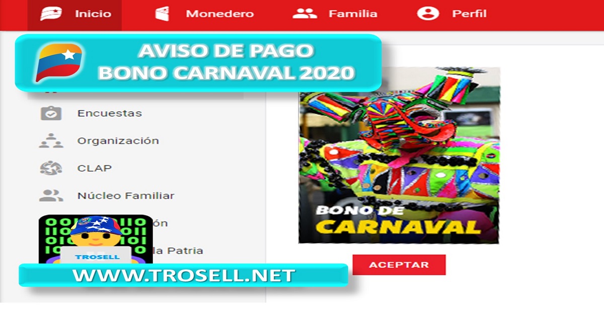 Bono de Carnaval 2020