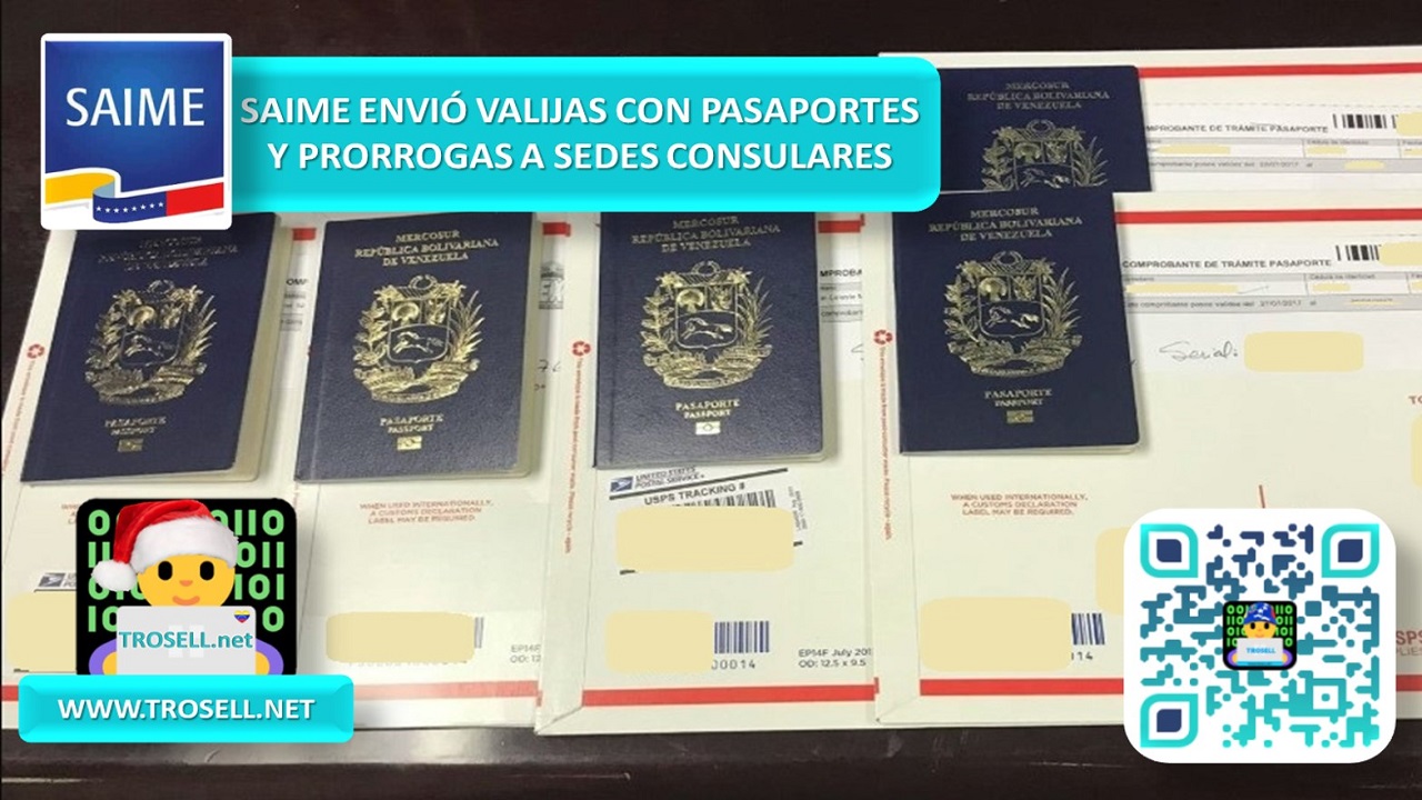 SAIME envió 131052 documentos a sedes consulares