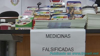 CICPC incauta 8 mil 300 medicamentos falsificados