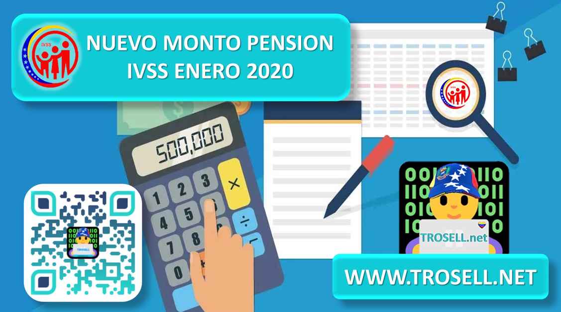 MONTO PENSION IVSS ENERO 2020 ✅