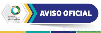 AVISO OFICIAL Consulta para culminación del año escolar