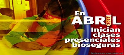 Clases presenciales en Abril