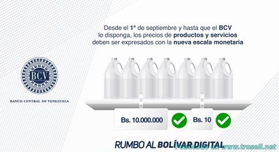 Precios deben exhibirse en la nueva escala monetaria