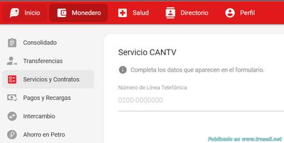 Pagar CANTV con Carnet de la Patria