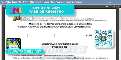 Registro del SNI finaliza el 20 de Julio