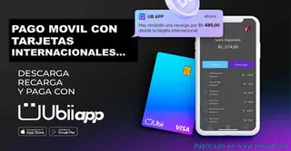 Ubii App: Pago Movil con Tarjeta Internacional