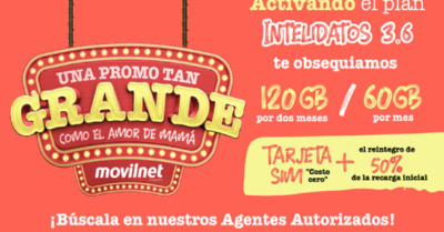 Promo Movilnet: Regala conexión a mamá