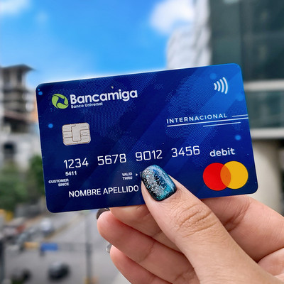 Tarjeta de debito Mastercard Bancamiga