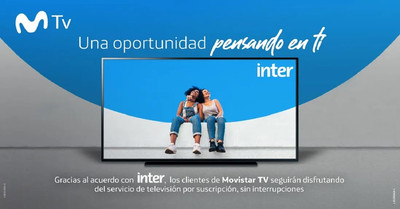 Usuarios de Movistar TV pasaran a Inter Satelital