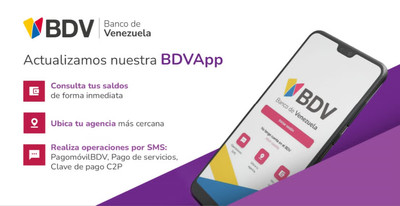 BDV renueva su App Movil con más funciones y mejoras