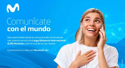 Movistar activa el servicio de Larga Distancia Internacional LDI