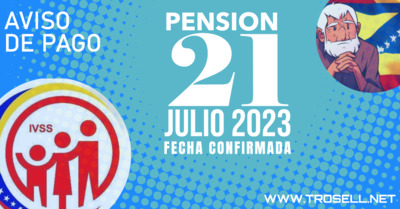 IVSS pagará pensión mañana