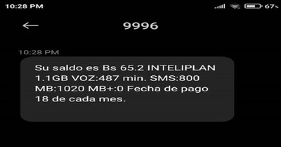 Movilnet reactivo el *55 para consulta de saldo