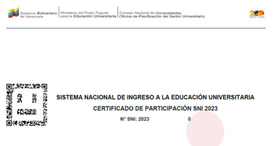 Resultados Preliminares SNI 2023