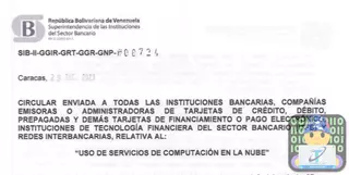 SUDEBAN regula el uso de servicios en la nubes en el sector bancario