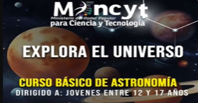 Explora el Universo: Curso de Astronomía para Jóvenes en Venezuela