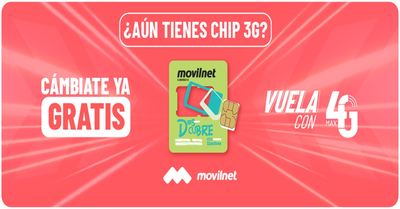 MOVILNET: Chip 4G Gratis ¡Hasta 30 Abril!