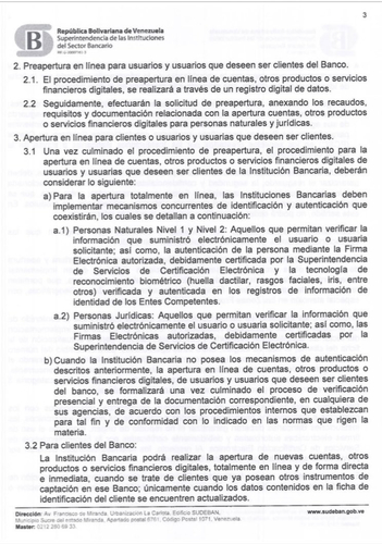 circular 03678 de SUDEBAN, fechada el pasado 13 de junio