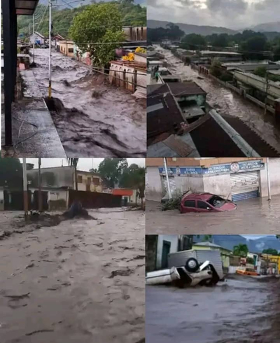 Desbordamiento del rio manzanares