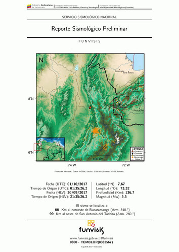 #Alerta #Sísmica #Táchira #Mérida y #Carabobo sintieron sismo de Bucaramanga