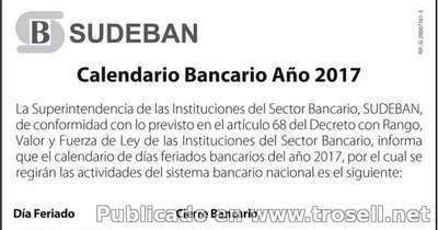 #Feriado #Bancario Este lunes 11 de Septiembre es Feriado Bancario en Venezuela