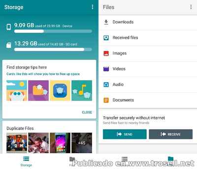 #Google lanza nuevo administrador de Archivos para #Android 