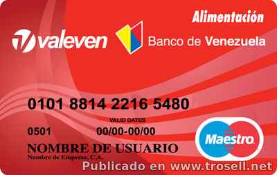 #RecordatorioOFICIAL Tajetas Valeven y Alimentacion permiten retirar efectivos #7Nov