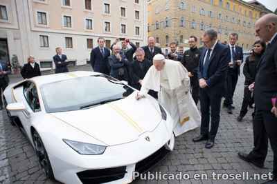 #Lamborghini #Huracán Edición #Vaticano ¿Será este el mas veloz #papamovil?