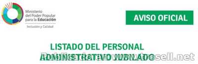 LISTADO PERSONAL ADMINISTRATIVOS JUBILADOS Y PENSIONADOS