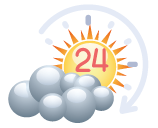 #METEOROLOGÍA #PRONOSTICO DEL #CLIMÁ PARA LAS PRÓXIMAS 24 #HORAS