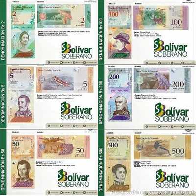 Banco Central de Venezuela presenta nuevos Billetes de Bolívar Soberano