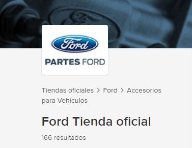 Tienda Oficial de Partes FORD ya disponible en MercadoLibre