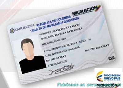 Colombia habilitará nuevamente el registro de Carnet Fronterizo TMF