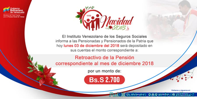 RETROACTIVO PENSION DICIEMBRE