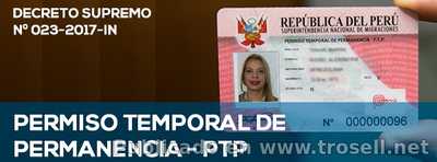 ¿Como Sacar Permiso Temporal de Permanencia (PTP) en Peru?