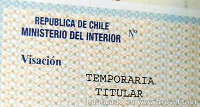 VISA RESPONSABILIDAD DEMOCRÁTICA Y TURISMO DE CHILE PARA VENEZOLANOS