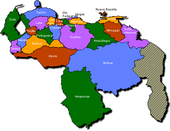 MAPA DE ZONAS EDUCATIVAS